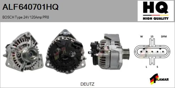 Alternator (ALF640701HQ)