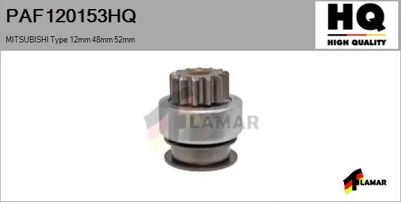 Pinion, starter (PAF120153HQ)