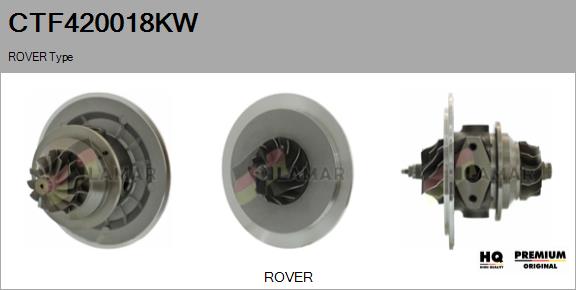 Core assembly, turbocharger (CTF420018KW)