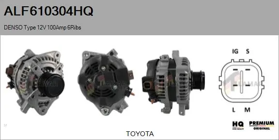 Alternator (ALF610304HQ)
