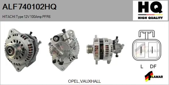 Alternator (ALF740102HQ)