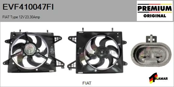 Electric Motor, radiator fan (EVF410047FI)
