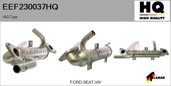 Cooler, exhaust gas recirculation (EEF230037HQ)
