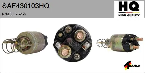 Solenoid Switch, starter (SAF430103HQ)