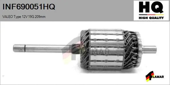 Armature, starter (INF690051HQ)