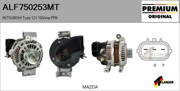 Alternator (ALF750253MT)