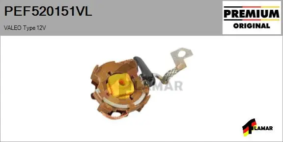 Holder, carbon brushes (PEF520151VL)