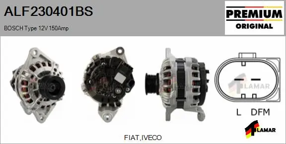 Alternator (ALF230401BS)