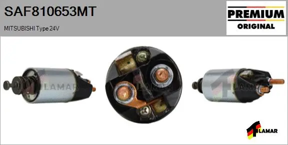 Solenoid Switch, starter (SAF810653MT)