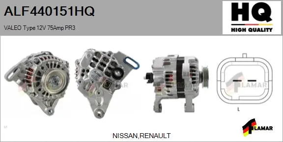 Alternator (ALF440151HQ)