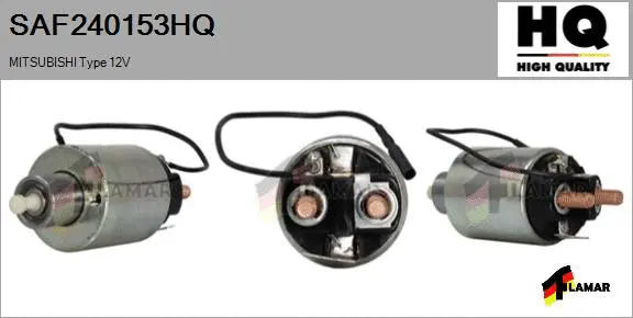 Solenoid Switch, starter (SAF240153HQ)