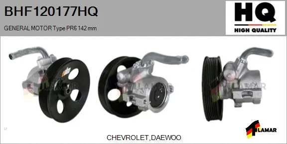 Hydraulic Pump, steering (BHF120177HQ)