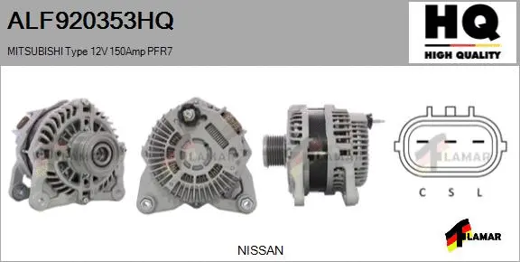 Alternator (ALF920353HQ)