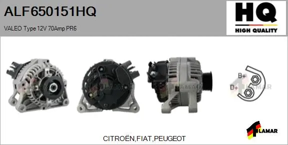Alternator (ALF650151HQ)
