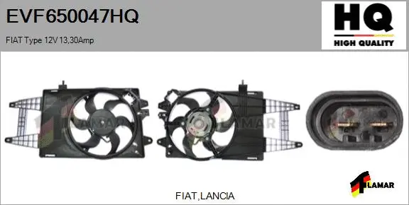 Electric Motor, radiator fan (EVF650047HQ)
