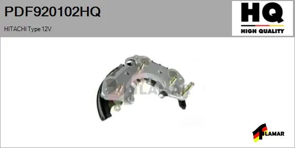 Rectifier, alternator (PDF920102HQ)