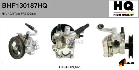 Hydraulic Pump, steering (BHF130187HQ)