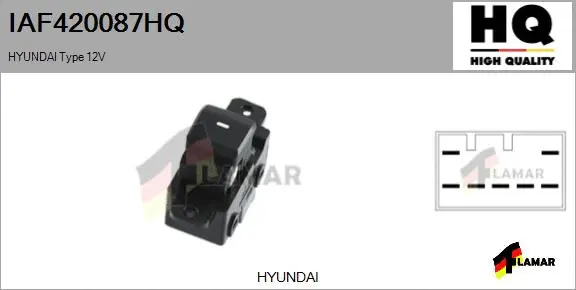 Switch, window regulator (IAF420087HQ)