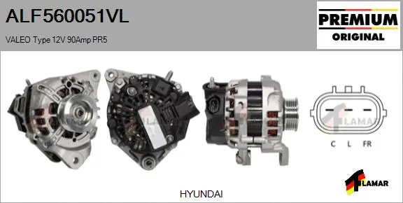 Alternator (ALF560051VL)