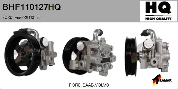 Hydraulic Pump, steering (BHF110127HQ)