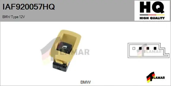 Switch, window regulator (IAF920057HQ)