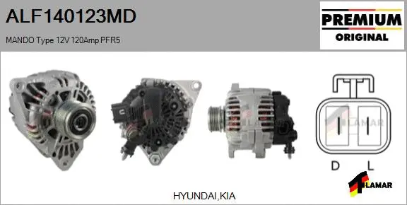 Alternator (ALF140123MD)