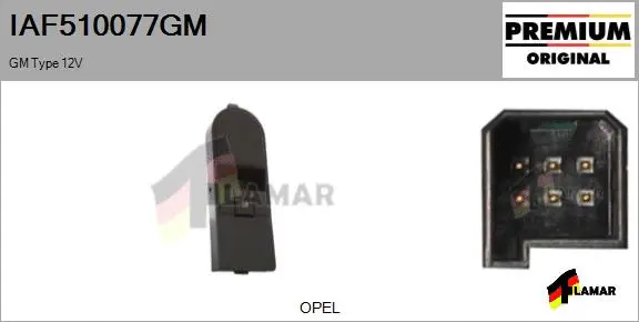 Switch, window regulator (IAF510077GM)