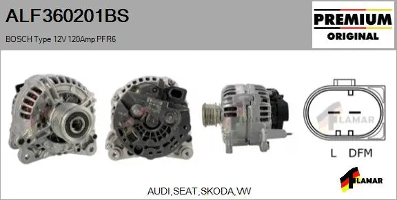 Alternator (ALF360201BS)