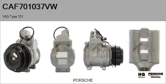 Compressor, air conditioning (CAF701037VW)