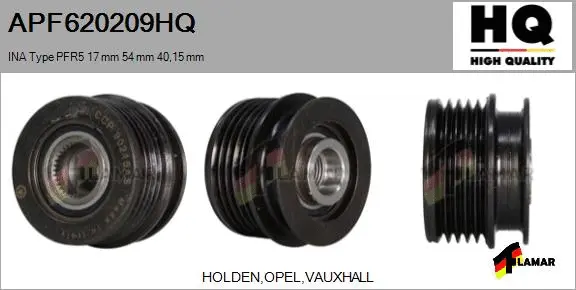 Belt Pulley, alternator (APF620209HQ)