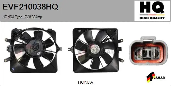 Electric Motor, radiator fan (EVF210038HQ)