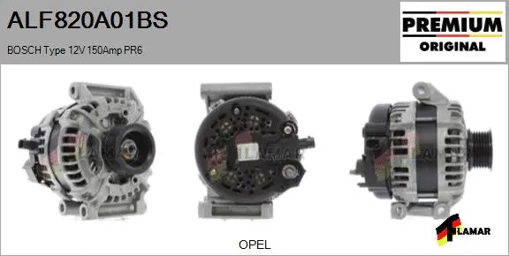 Alternator (ALF820A01BS)