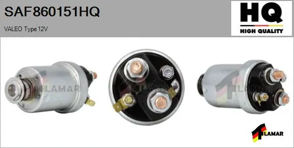 Solenoid Switch, starter (SAF860151HQ)