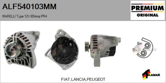 Alternator (ALF540103MM)