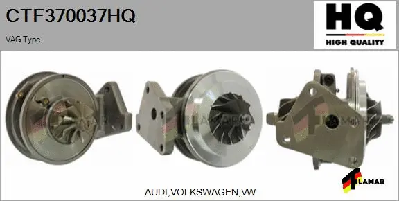 Core assembly, turbocharger (CTF370037HQ)