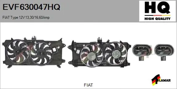 Electric Motor, radiator fan (EVF630047HQ)