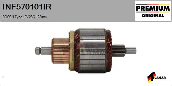 Armature, starter (INF570101IR)