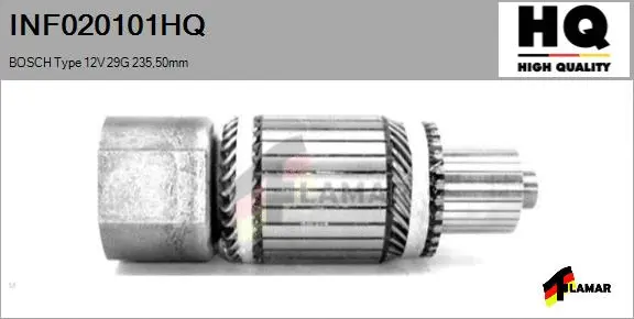 Armature, starter (INF020101HQ)