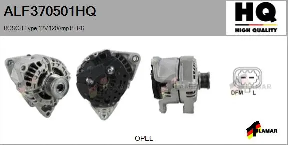 Alternator (ALF370501HQ)