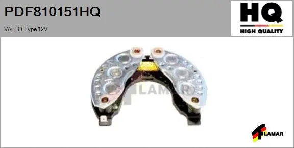 Rectifier, alternator (PDF810151HQ)