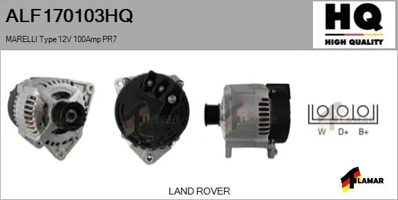 Alternator (ALF170103HQ)