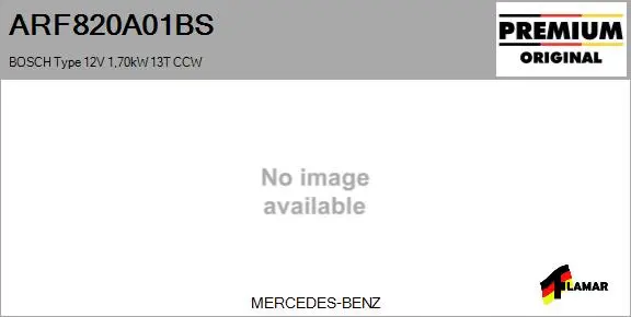 Starter (ARF820A01BS)