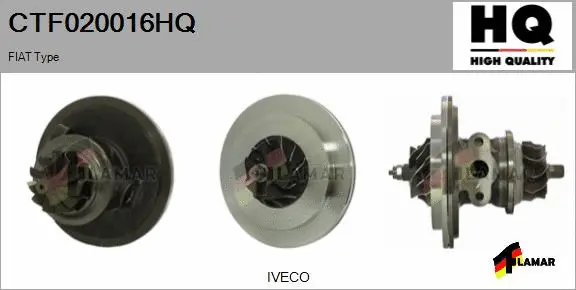 Core assembly, turbocharger (CTF020016HQ)