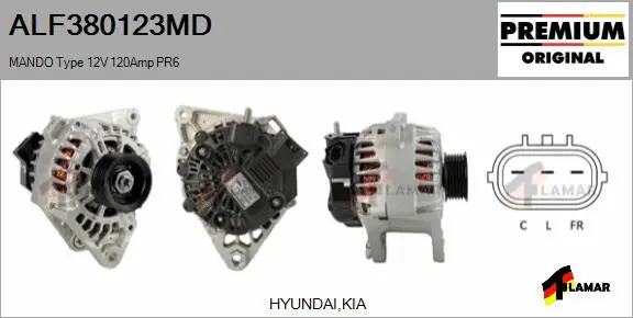 Alternator (ALF380123MD)