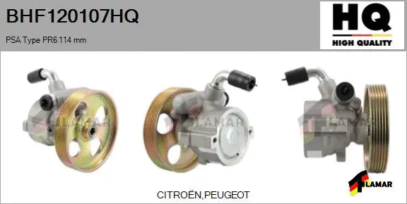 Hydraulic Pump, steering (BHF120107HQ)