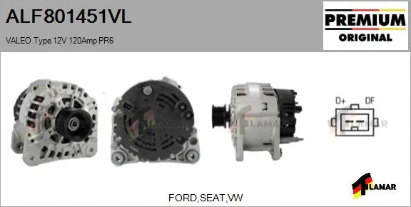 Alternator (ALF801451VL)