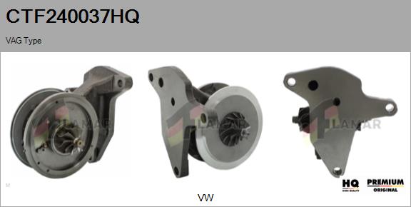 Core assembly, turbocharger (CTF240037HQ)