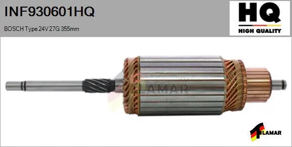 Armature, starter (INF930601HQ)