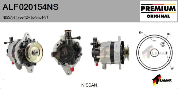 Alternator (ALF020154NS)