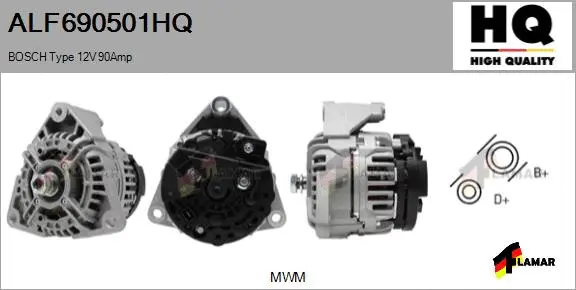 Alternator (ALF690501HQ)